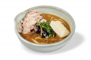 豚しゃぶ揚げ餅カレーうどん