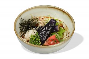 揚げ茄子冷しうどん